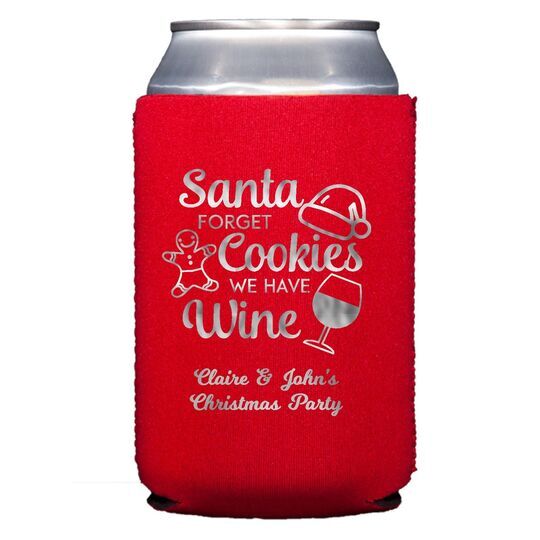 Santa Forget Cookies Collapsible Huggers